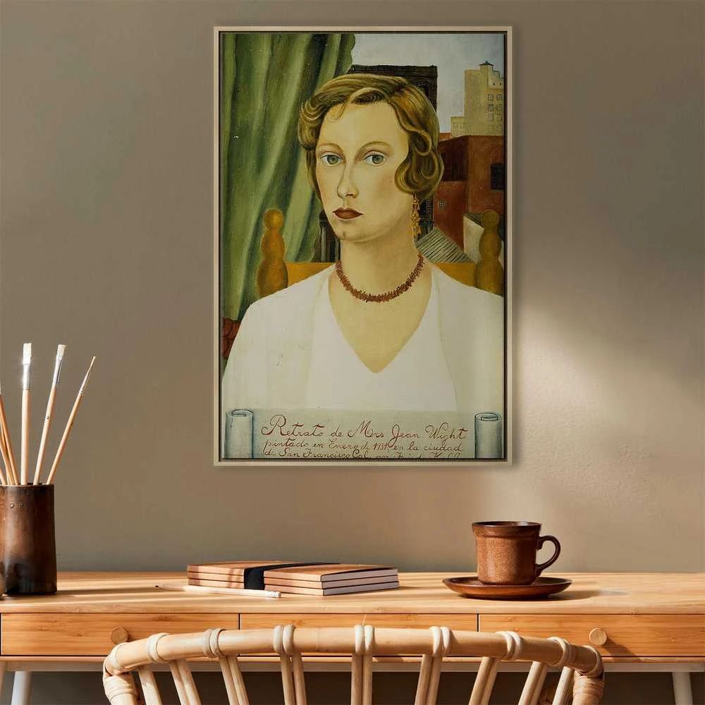 Artgeist Paveikslas - Frida Kahlo – Portrait of Mrs. Jean Wight