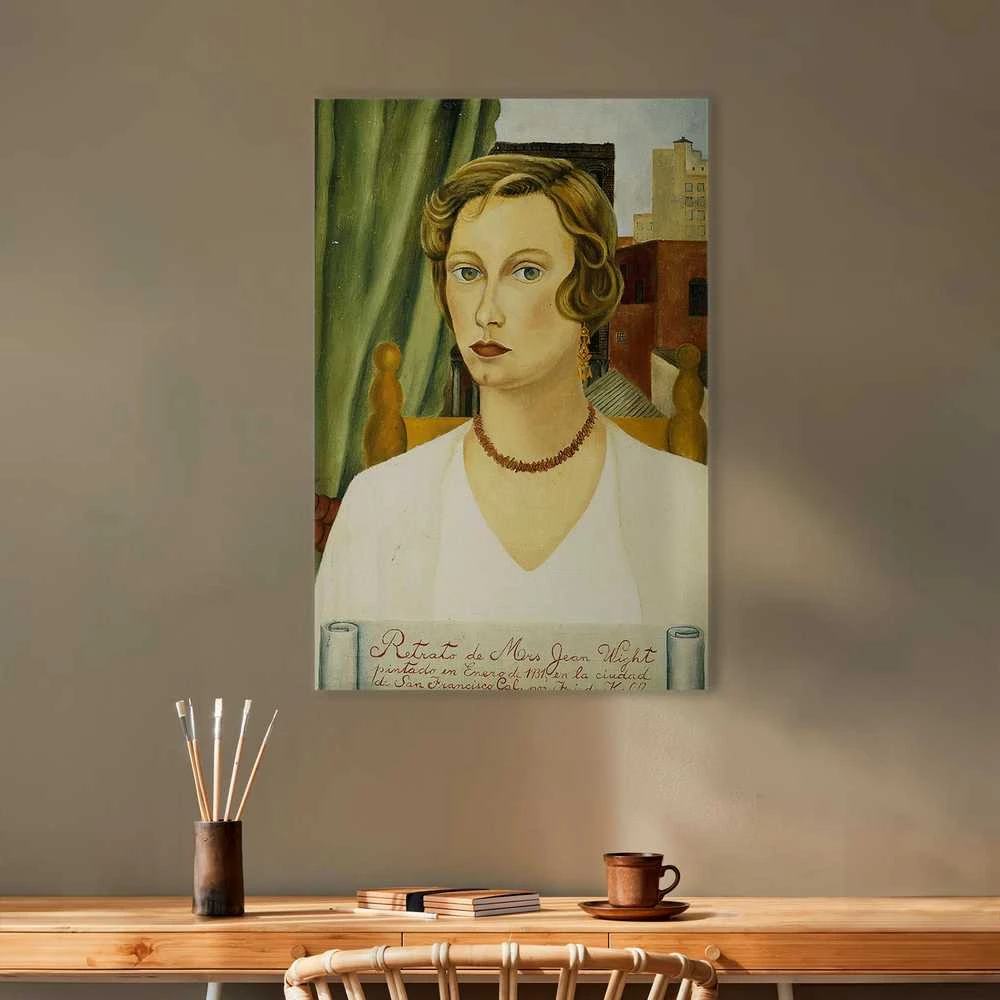 Artgeist Paveikslas - Frida Kahlo – Portrait of Mrs. Jean Wight