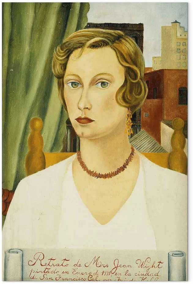 Artgeist Paveikslas - Frida Kahlo – Portrait of Mrs. Jean Wight