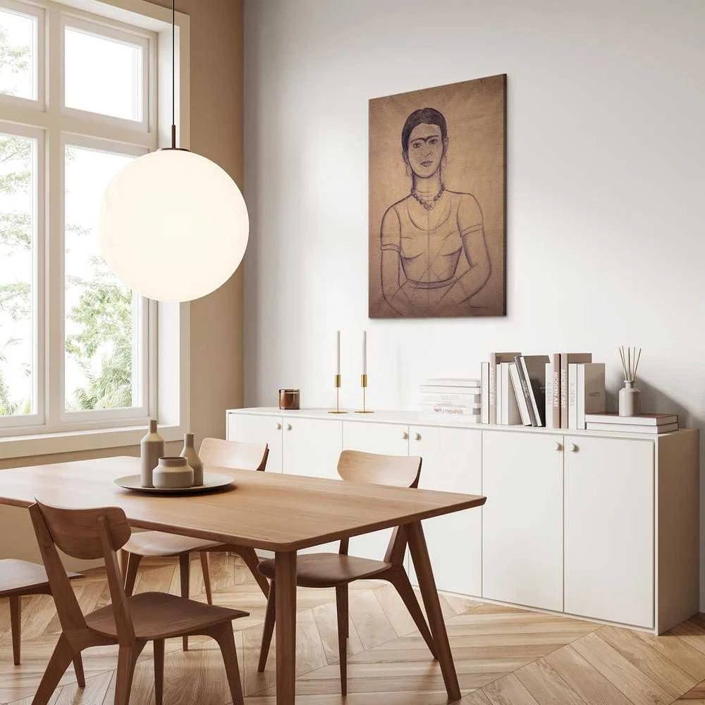 Artgeist Paveikslas - Frida Kahlo – Self-Portrait, 1929 (charcoal drawing)