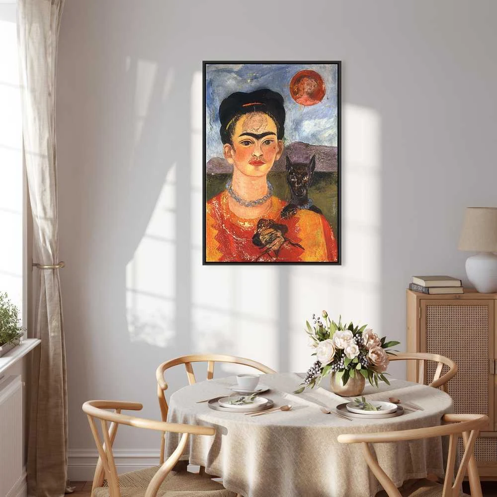 Artgeist Paveikslas - Frida Kahlo – Self-Portrait with Diego on My Breast