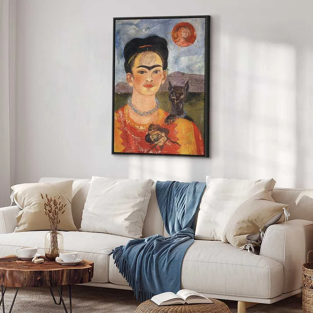 Artgeist Paveikslas - Frida Kahlo – Self-Portrait with Diego on My Breast