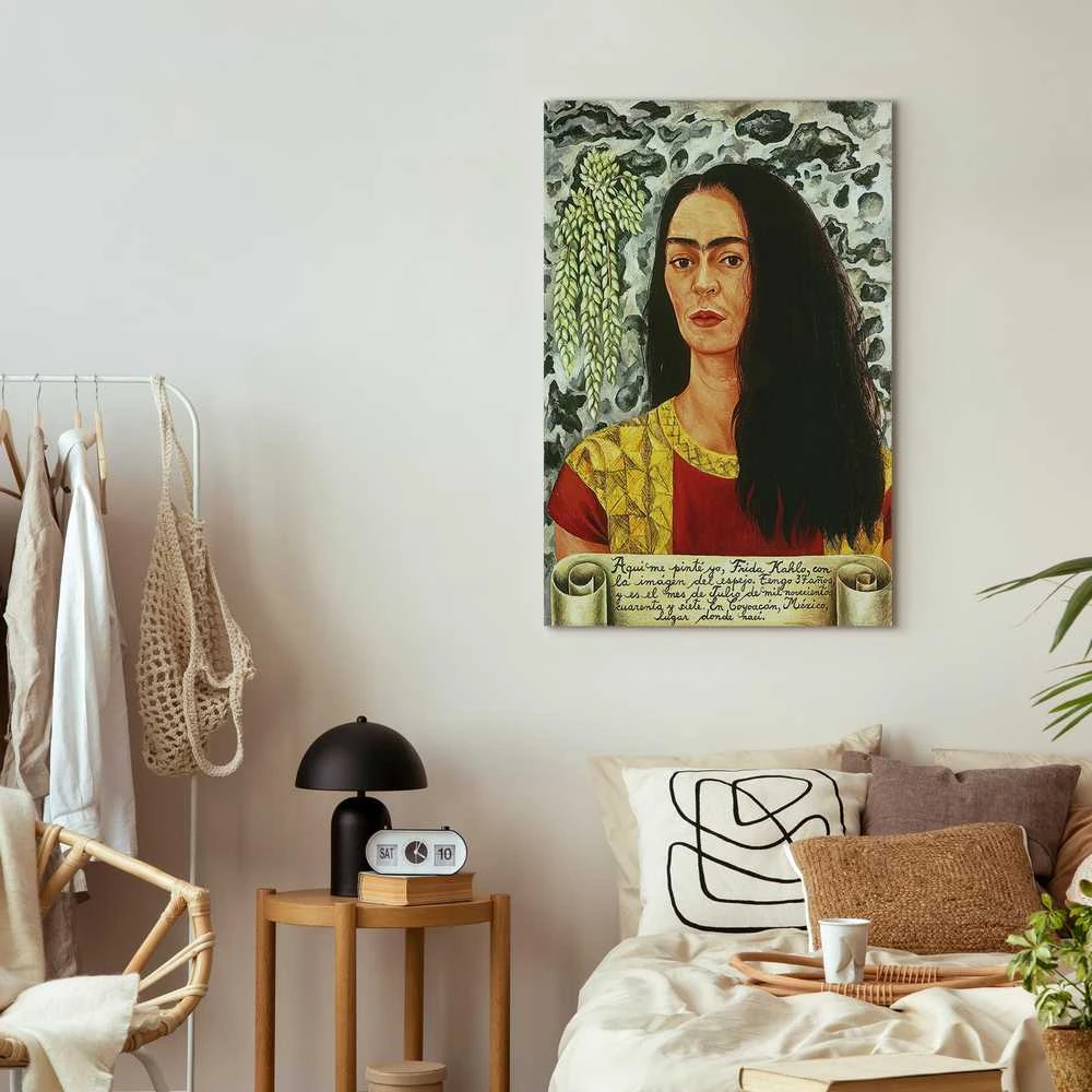 Artgeist Paveikslas - Frida Kahlo – Self-Portrait with Loose Hair