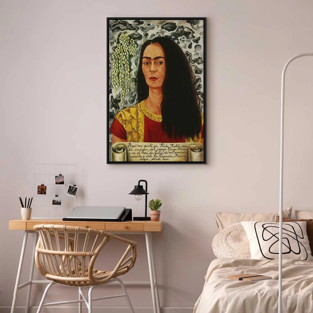 Artgeist Paveikslas - Frida Kahlo – Self-Portrait with Loose Hair