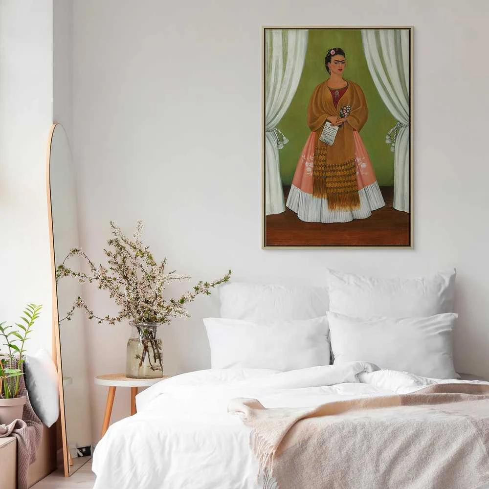 Artgeist Paveikslas - Frida Kahlo – Self-Portrait Dedicated to Leon Trotsky