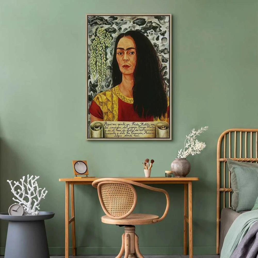 Artgeist Paveikslas - Frida Kahlo – Self-Portrait with Loose Hair