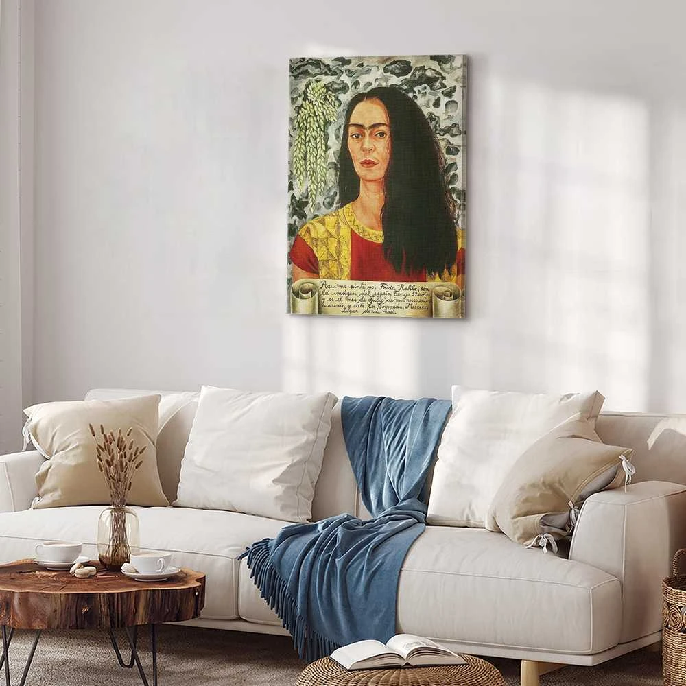 Artgeist Paveikslas - Frida Kahlo – Self-Portrait with Loose Hair