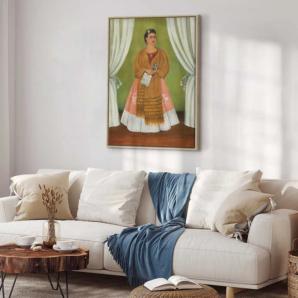 Artgeist Paveikslas - Frida Kahlo – Self-Portrait Dedicated to Leon Trotsky