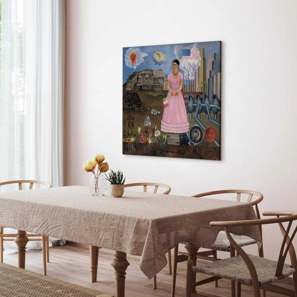 Artgeist Paveikslas - Frida Kahlo – Self-Portrait on the Borderline Between Mexico and the United States
