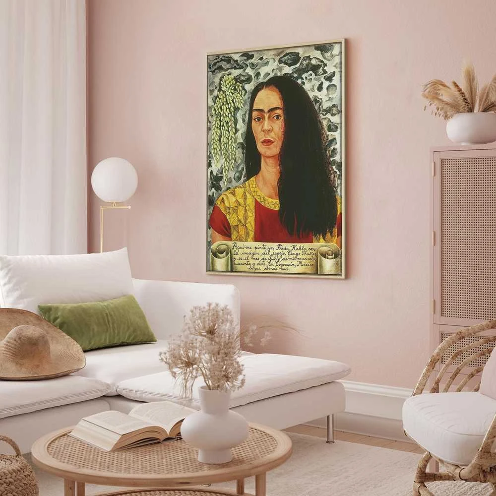 Artgeist Paveikslas - Frida Kahlo – Self-Portrait with Loose Hair