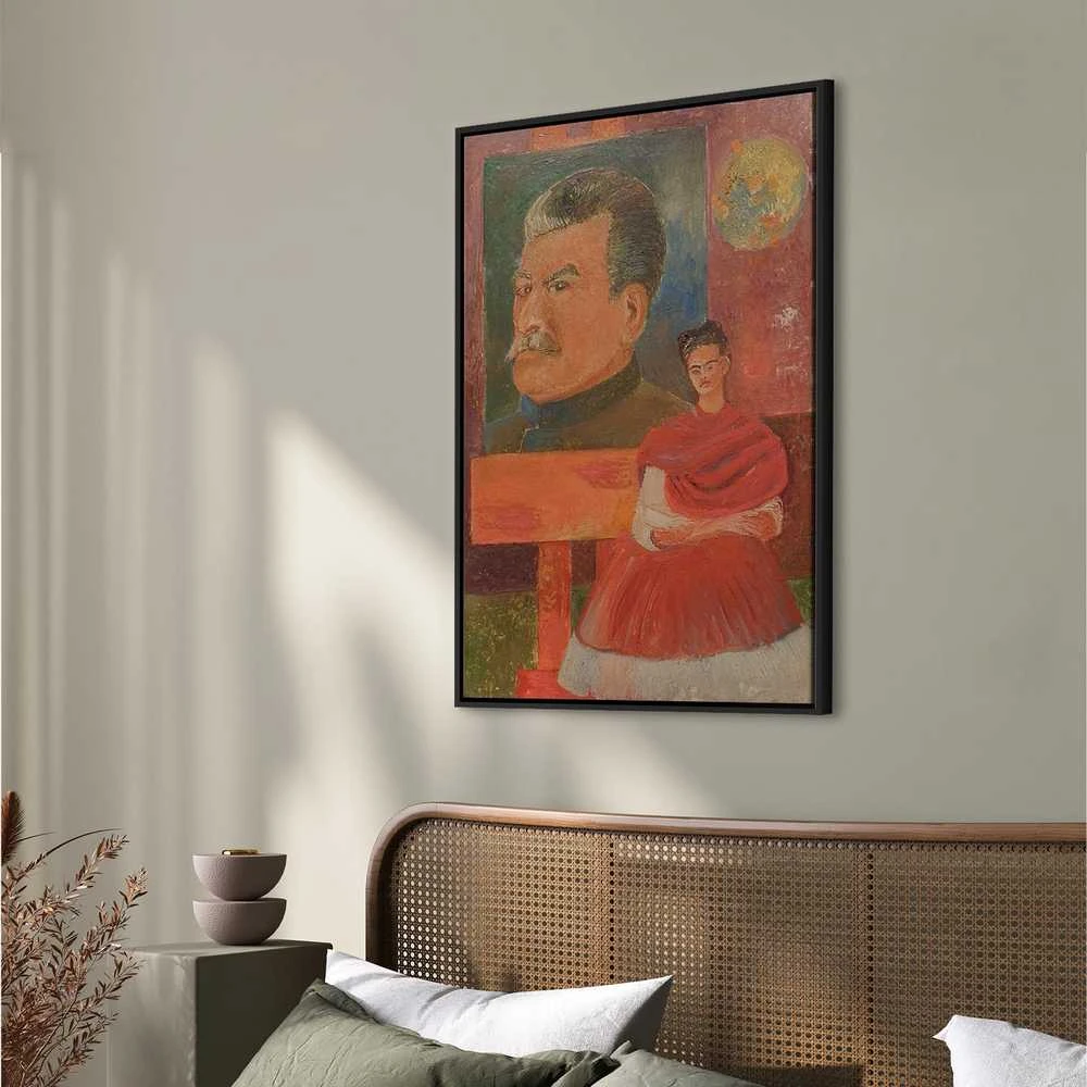 Artgeist Paveikslas - Frida Kahlo – Self-Portrait with Stalin