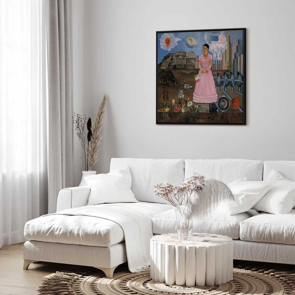 Artgeist Paveikslas - Frida Kahlo – Self-Portrait on the Borderline Between Mexico and the United States
