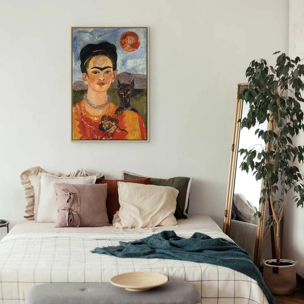 Artgeist Paveikslas - Frida Kahlo – Self-Portrait with Diego on My Breast