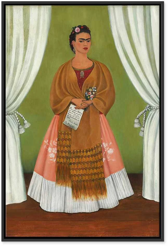 Artgeist Paveikslas - Frida Kahlo – Self-Portrait Dedicated to Leon Trotsky