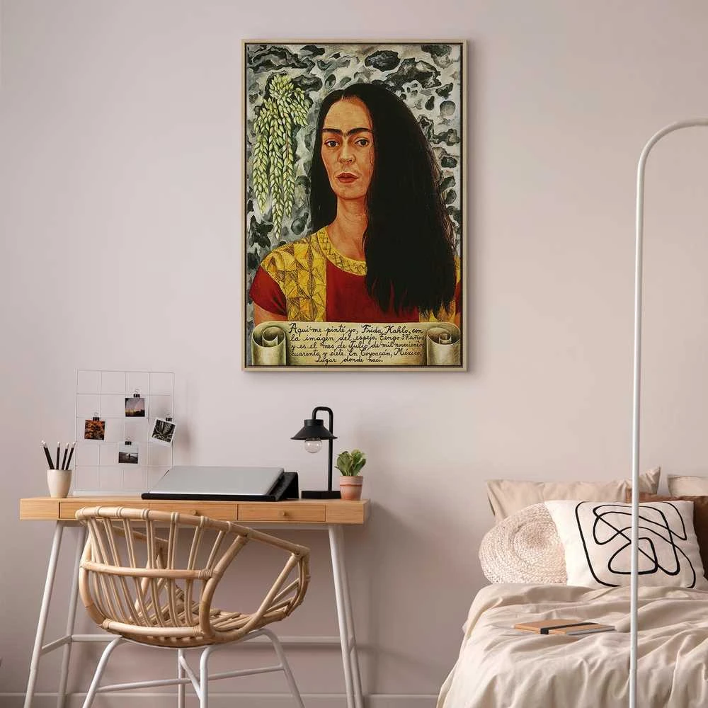 Artgeist Paveikslas - Frida Kahlo – Self-Portrait with Loose Hair