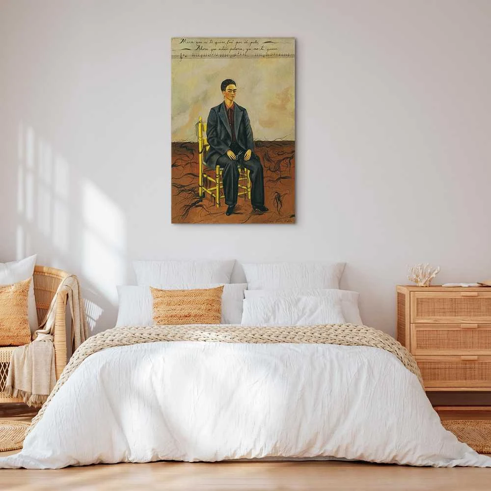 Artgeist Paveikslas - Frida Kahlo – Self-Portrait with Cropped Hair
