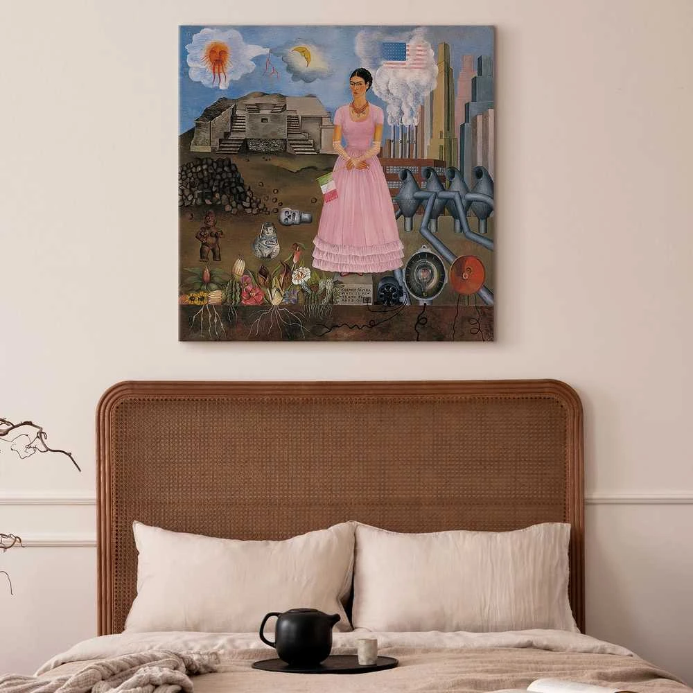 Artgeist Paveikslas - Frida Kahlo – Self-Portrait on the Borderline Between Mexico and the United States
