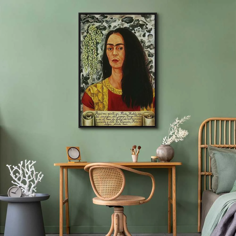 Artgeist Paveikslas - Frida Kahlo – Self-Portrait with Loose Hair