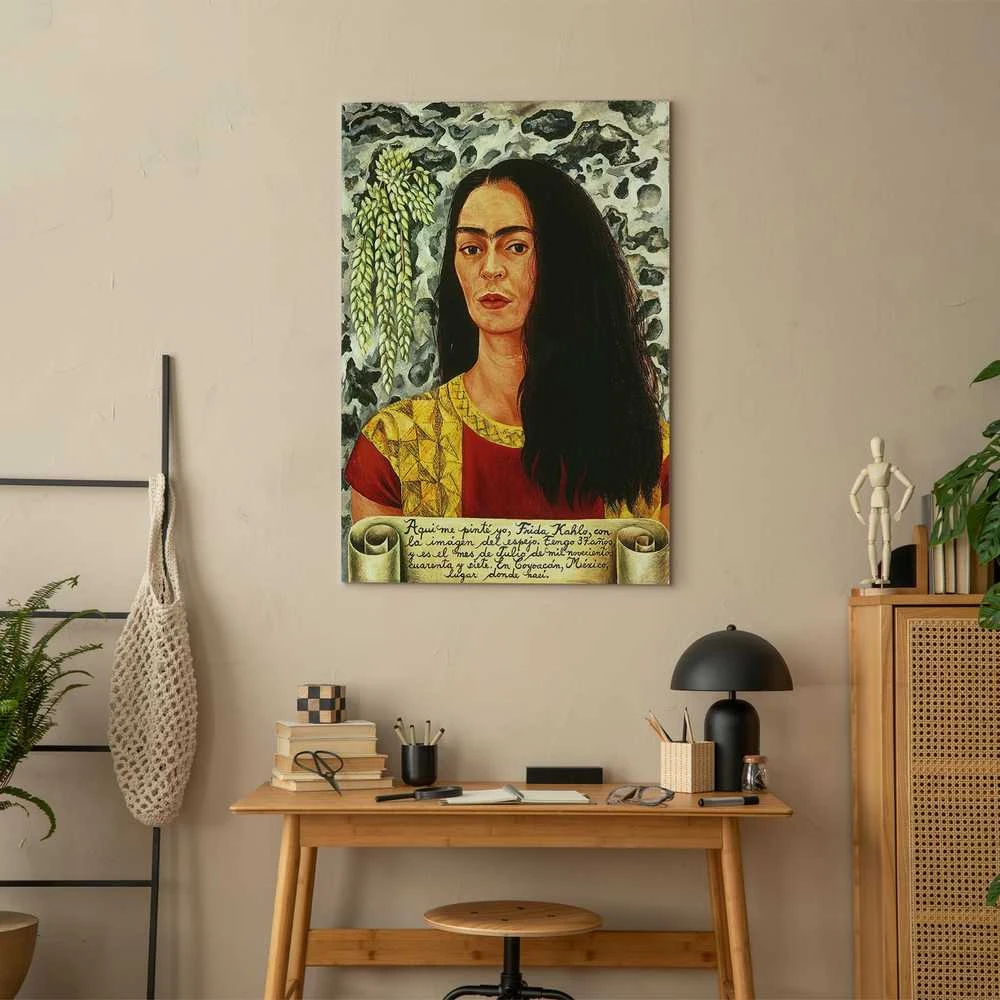 Artgeist Paveikslas - Frida Kahlo – Self-Portrait with Loose Hair