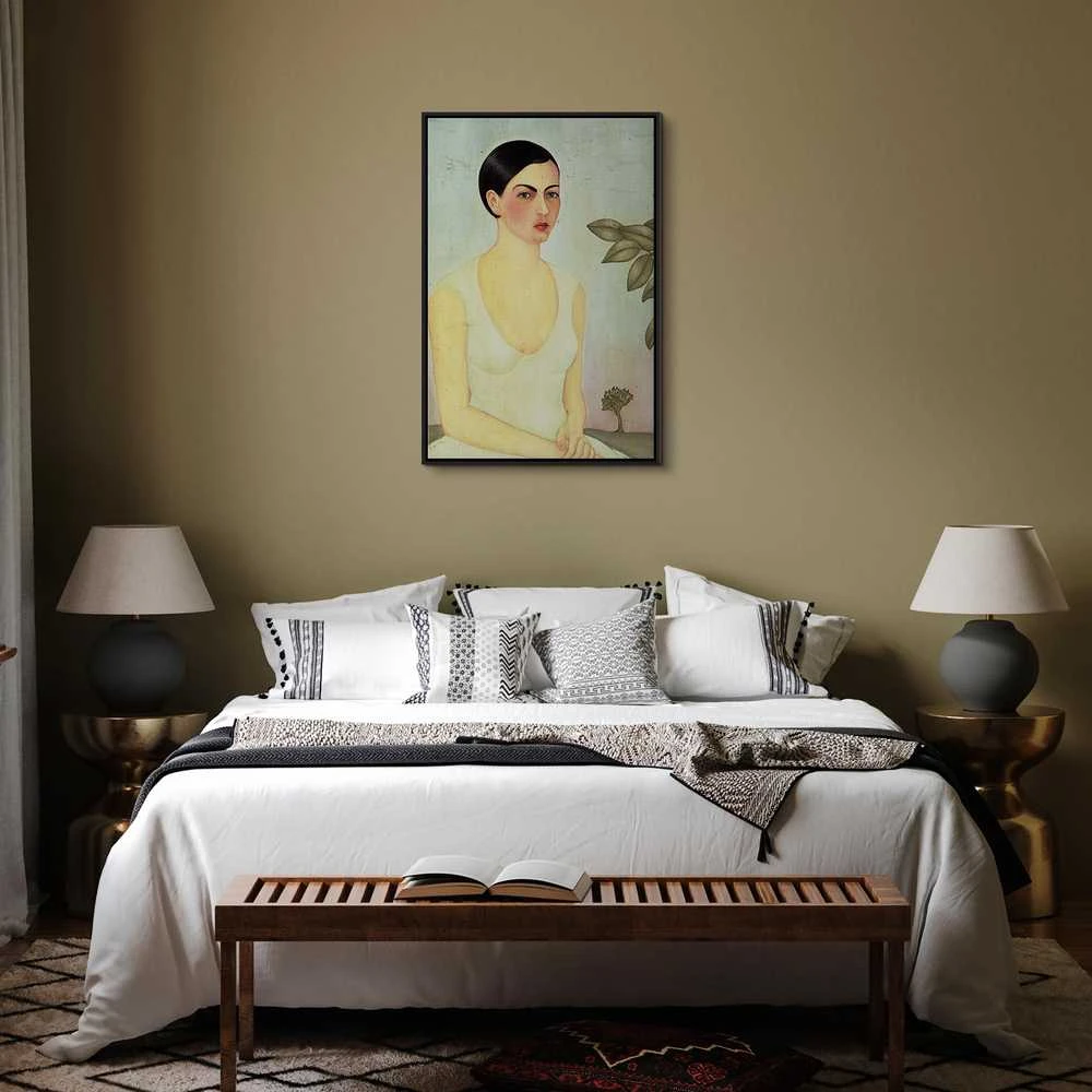 Artgeist Paveikslas - Frida Kahlo – The Baltas Lady