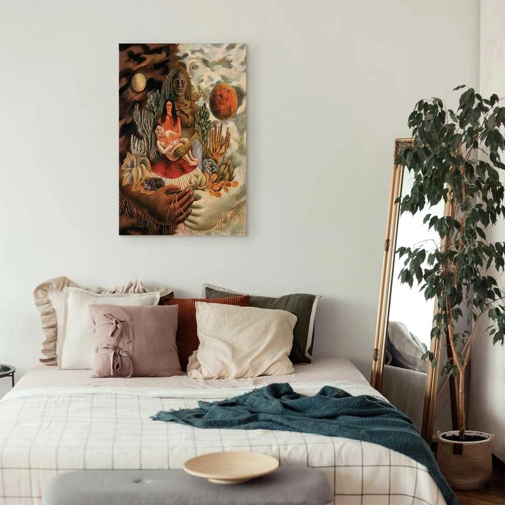 Artgeist Paveikslas - Frida Kahlo – The Love Embrace of the Universe, the Earth (Mexico), Myself, Diego, and Señor Xolotl