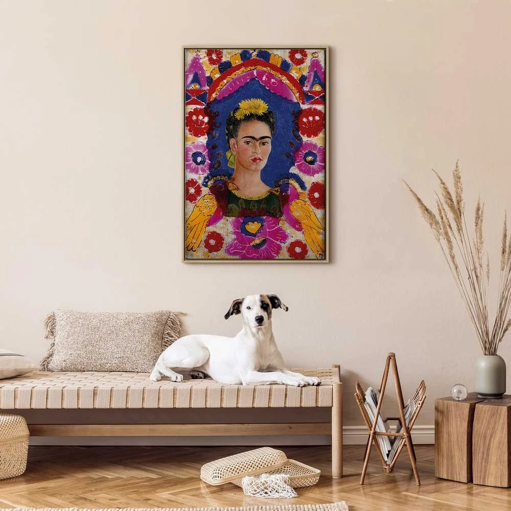 Artgeist Paveikslas - Frida Kahlo – The Frame (Self-Portrait)
