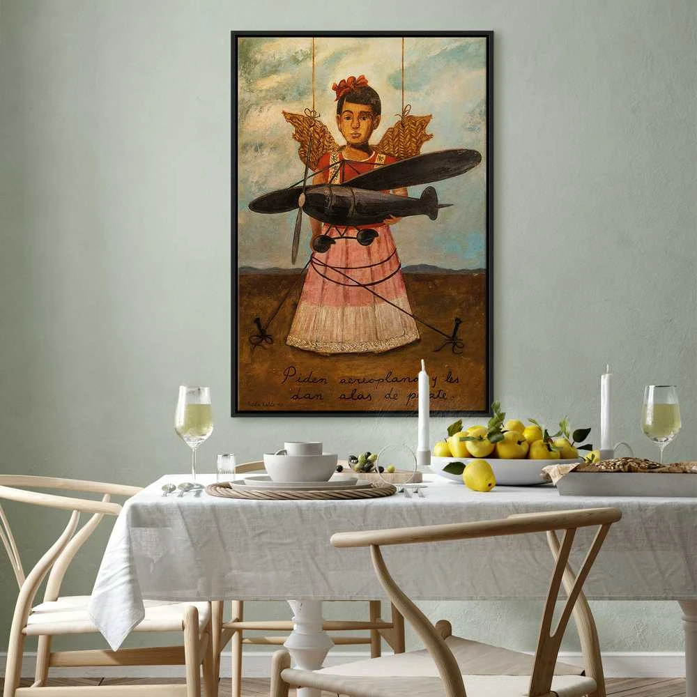 Artgeist Paveikslas - Frida Kahlo – They Asked for Planes and Got Straw Wings