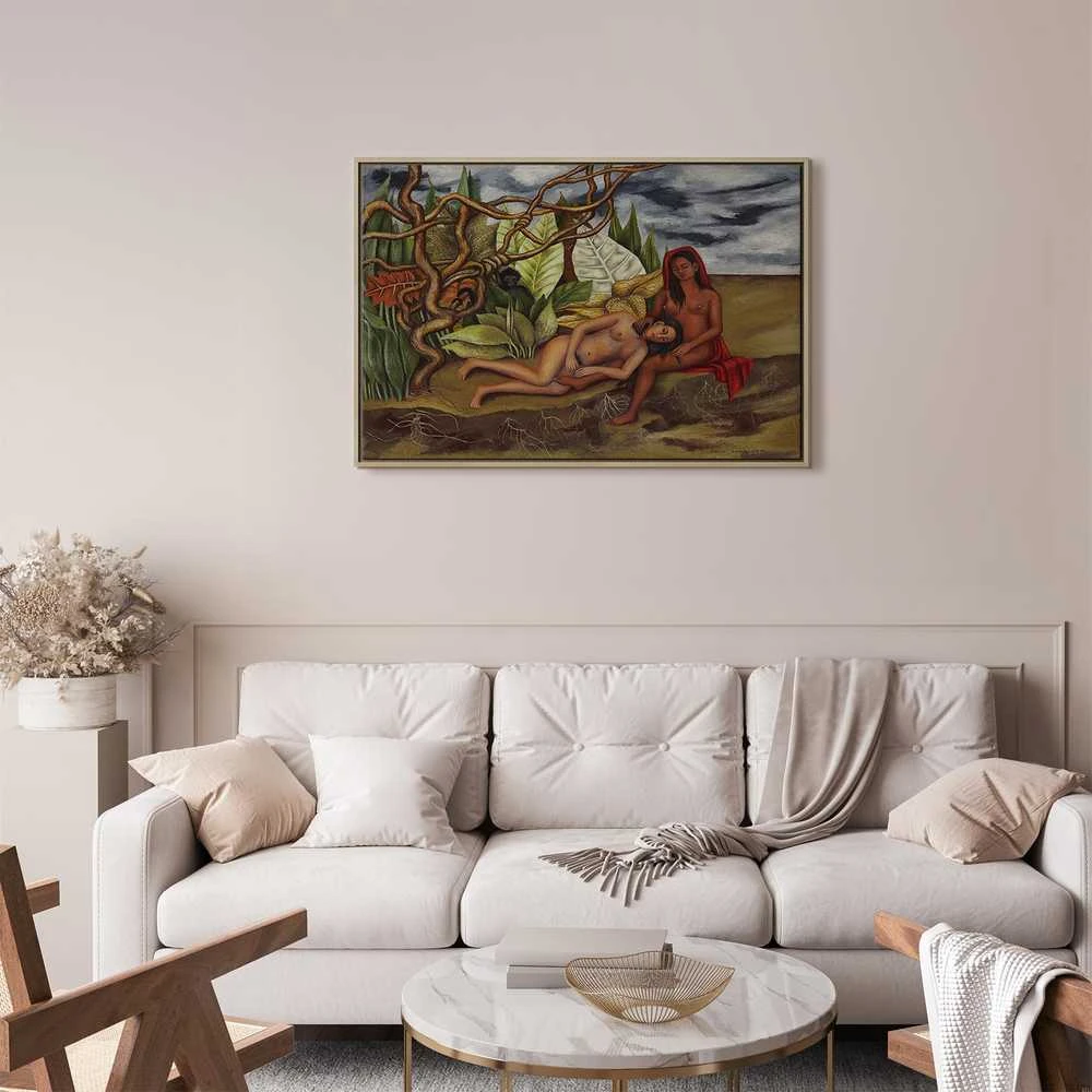 Artgeist Paveikslas - Frida Kahlo – Two Nudes in a Forest (The Earth Itself)