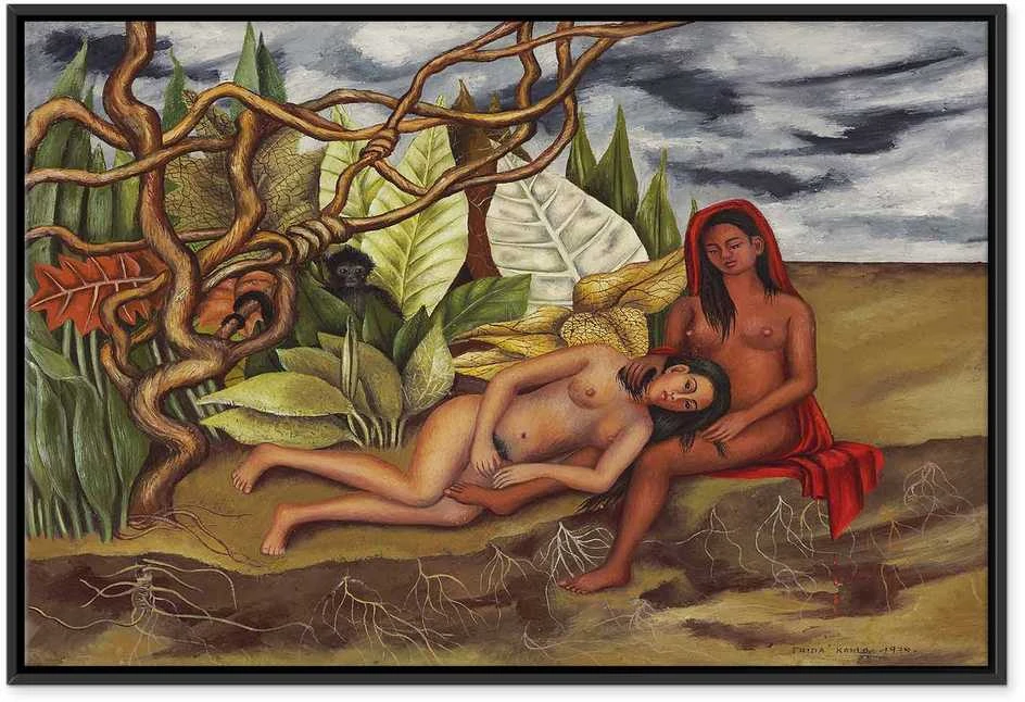 Artgeist Paveikslas - Frida Kahlo – Two Nudes in a Forest (The Earth Itself)