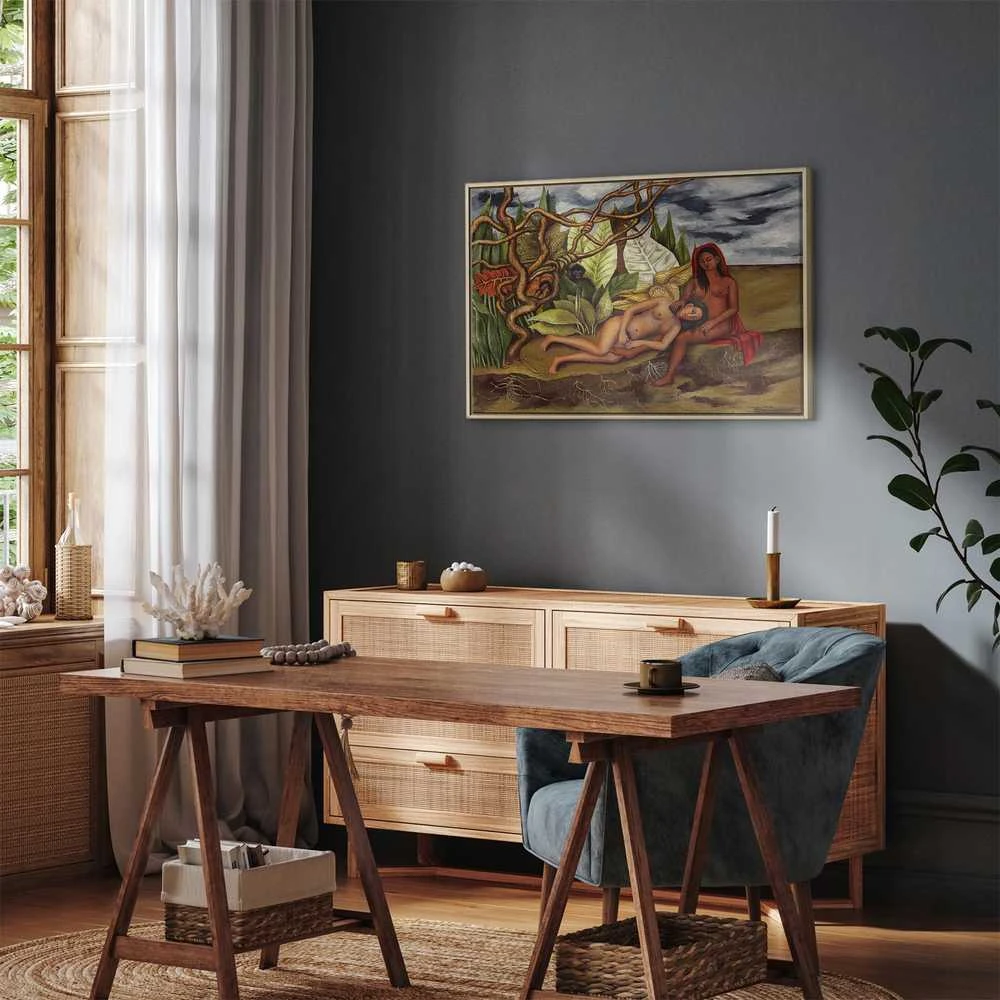 Artgeist Paveikslas - Frida Kahlo – Two Nudes in a Forest (The Earth Itself)