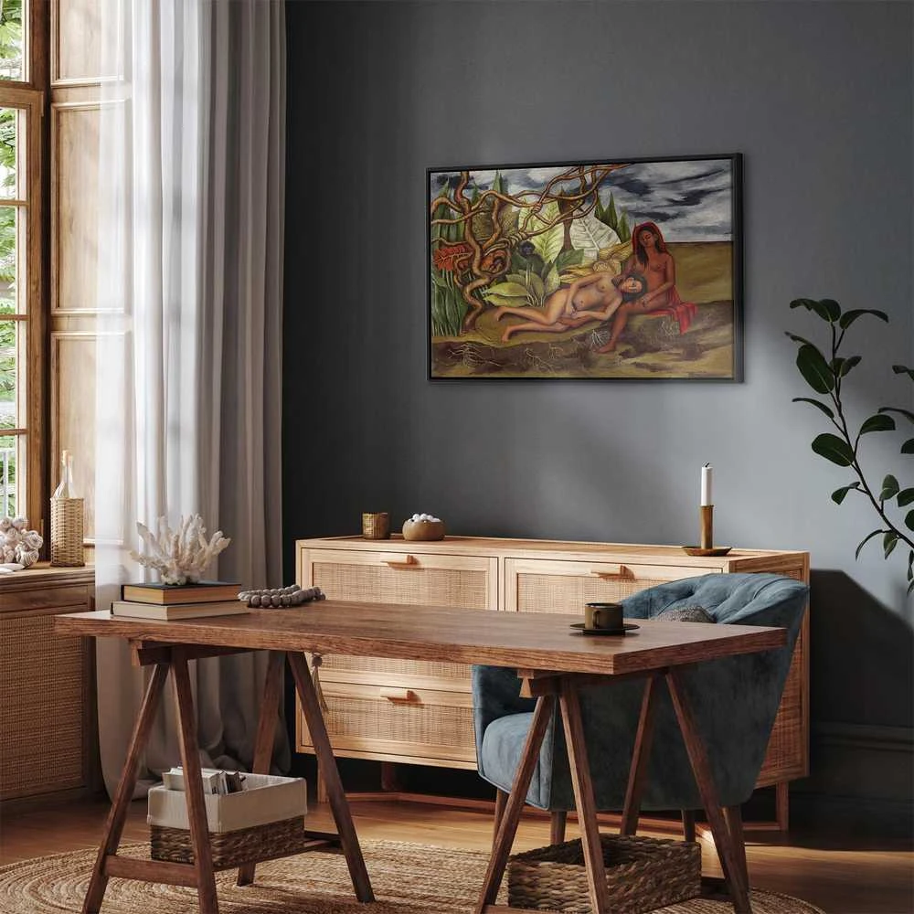 Artgeist Paveikslas - Frida Kahlo – Two Nudes in a Forest (The Earth Itself)