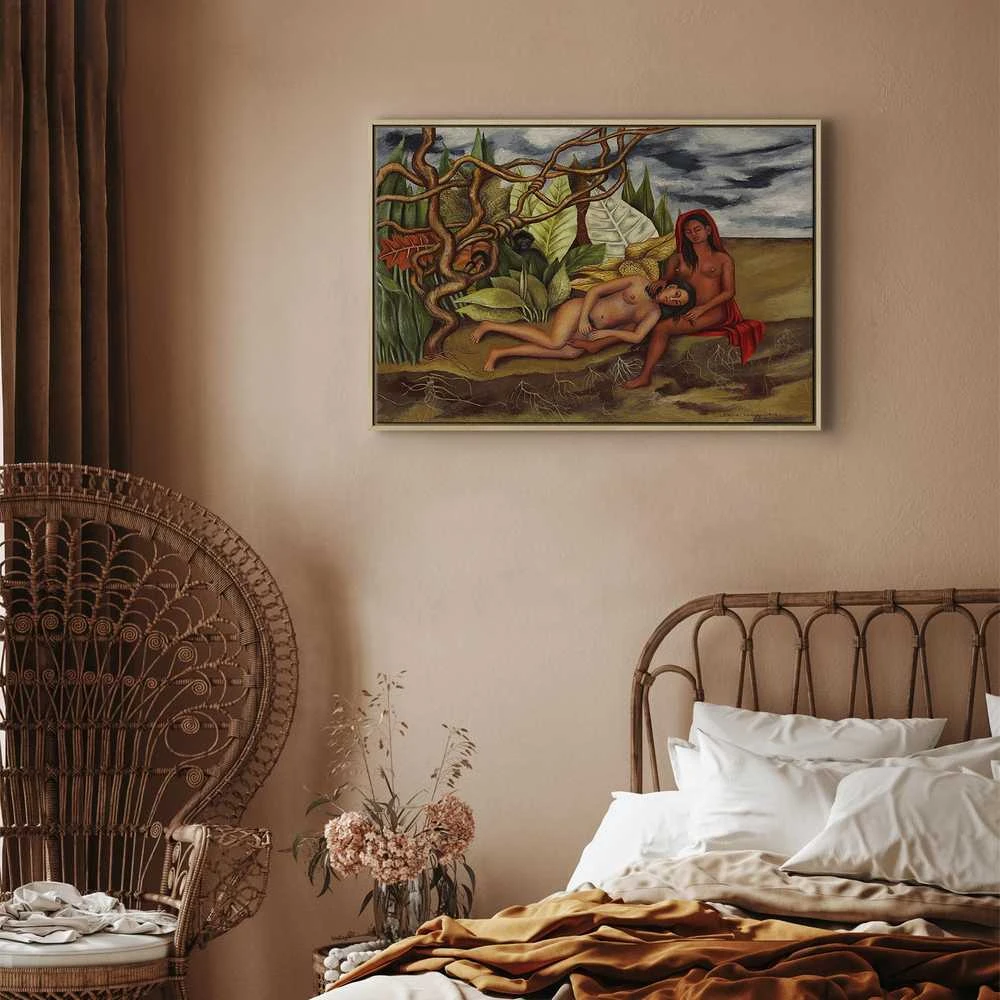 Artgeist Paveikslas - Frida Kahlo – Two Nudes in a Forest (The Earth Itself)