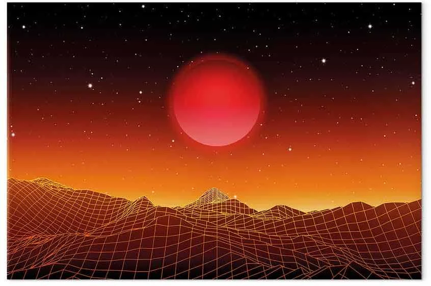 Artgeist Paveikslas - Futuristic landscape (1 Part) Wide