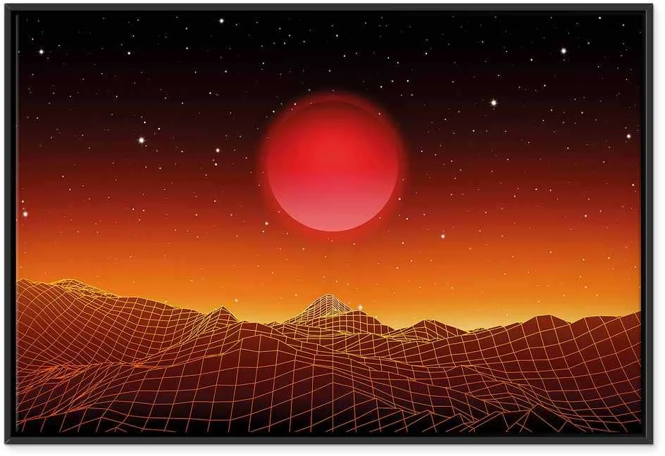 Artgeist Paveikslas - Futuristic landscape (1 Part) Wide