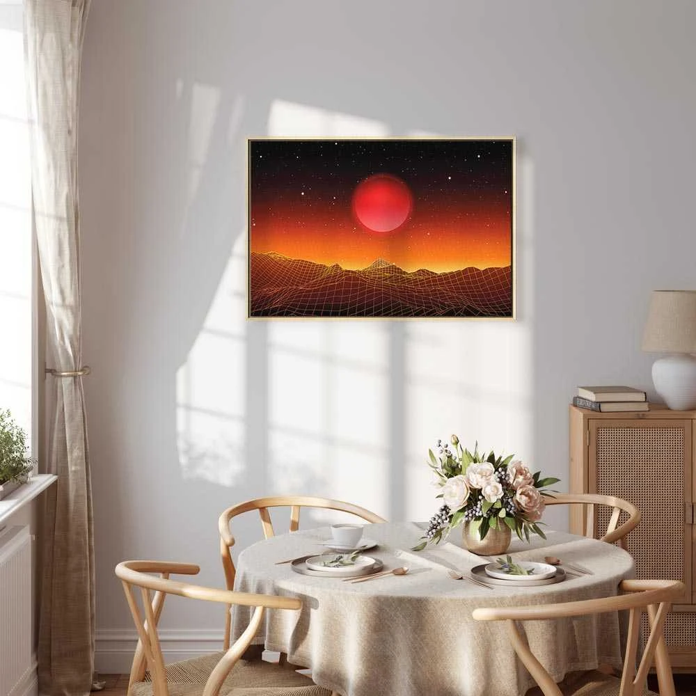 Artgeist Paveikslas - Futuristic landscape (1 Part) Wide