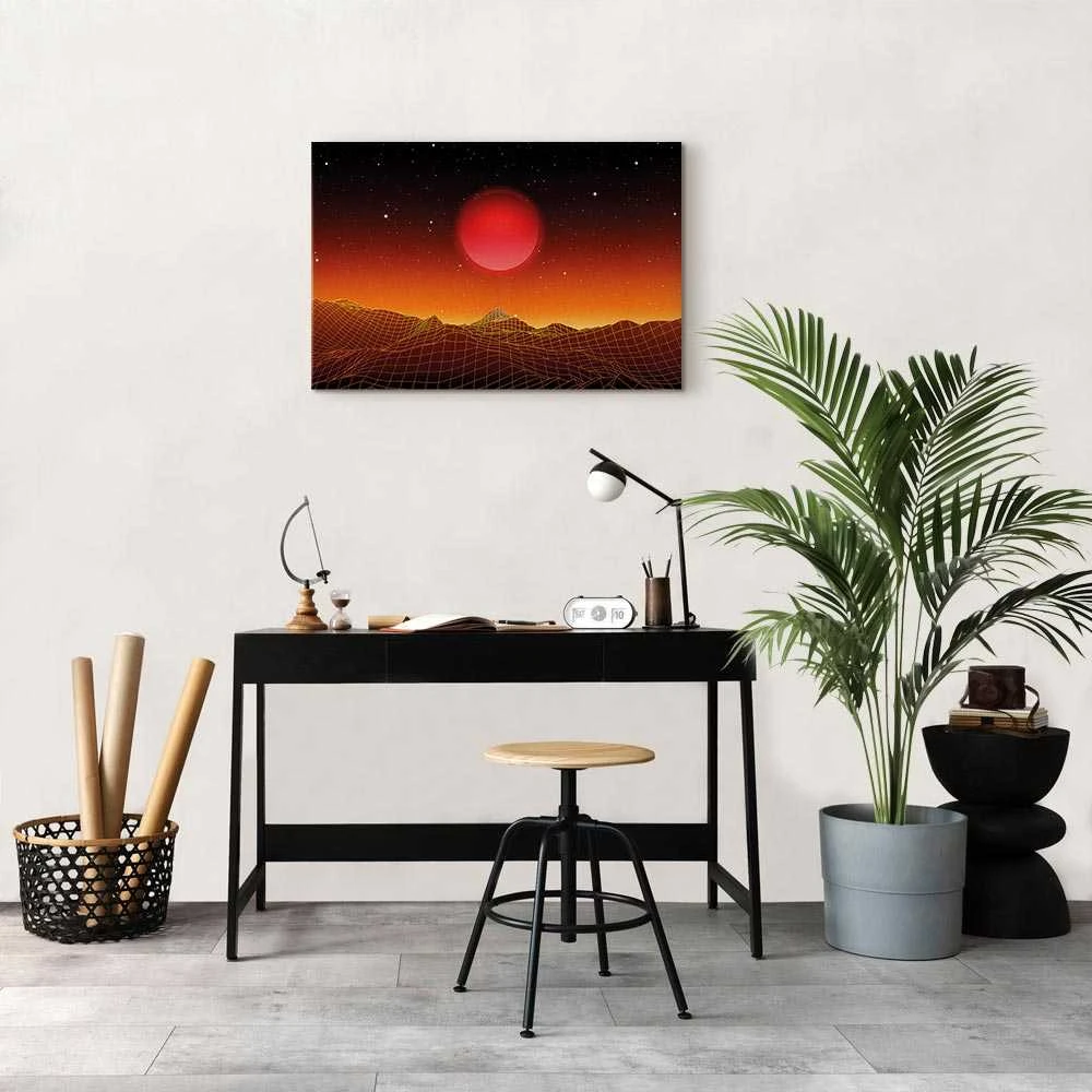 Artgeist Paveikslas - Futuristic landscape (1 Part) Wide
