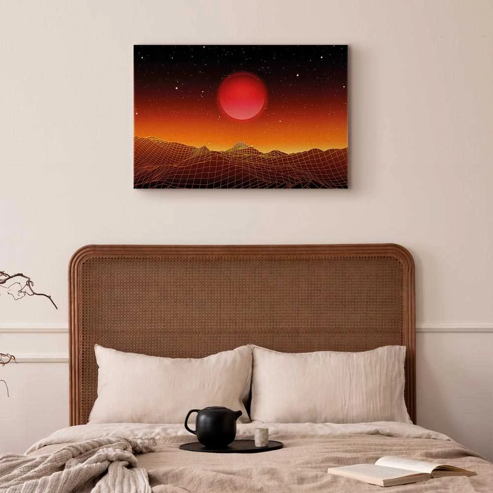 Artgeist Paveikslas - Futuristic landscape (1 Part) Wide