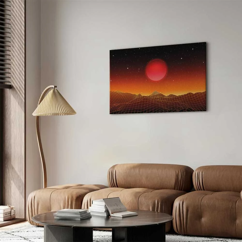 Artgeist Paveikslas - Futuristic landscape (1 Part) Wide