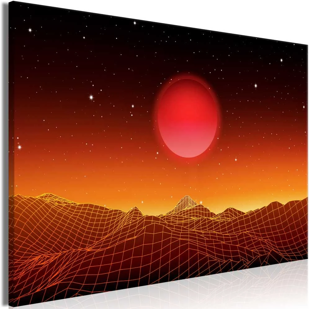 Artgeist Paveikslas - Futuristic landscape (1 Part) Wide
