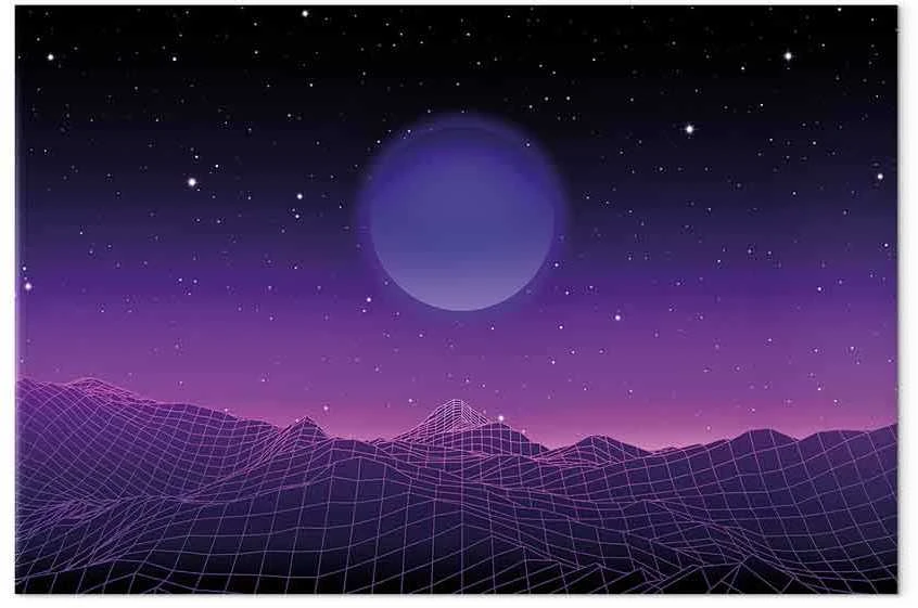 Artgeist Paveikslas - Futuristic landscape 2 (1 Part) Wide