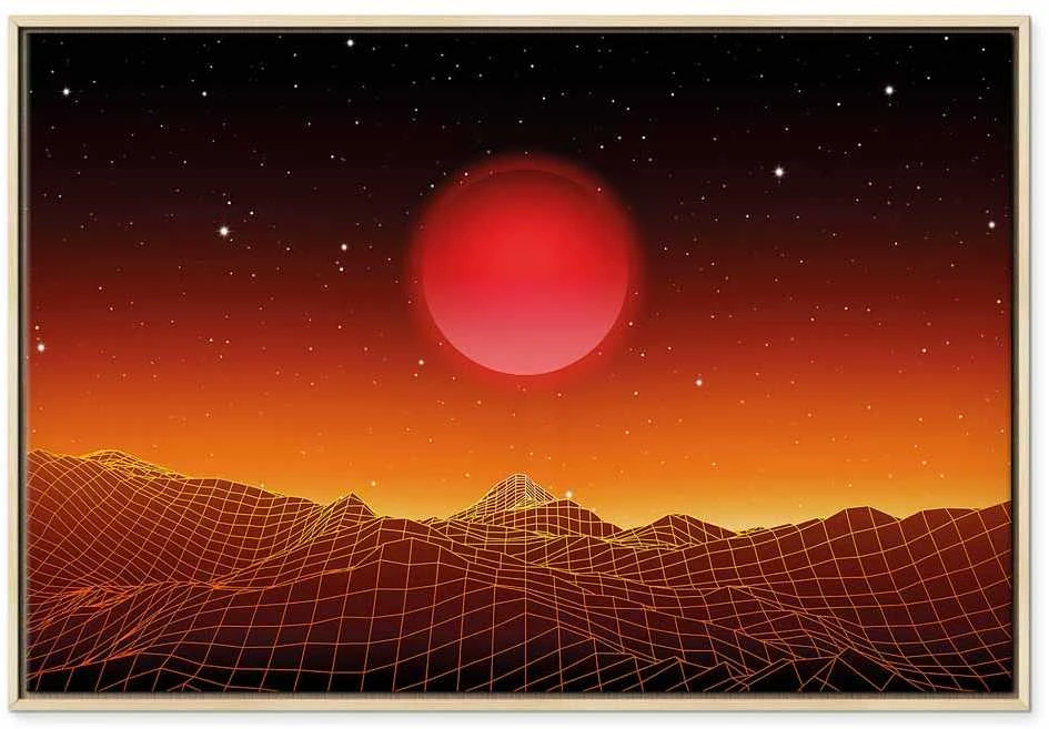 Artgeist Paveikslas - Futuristic landscape (1 Part) Wide