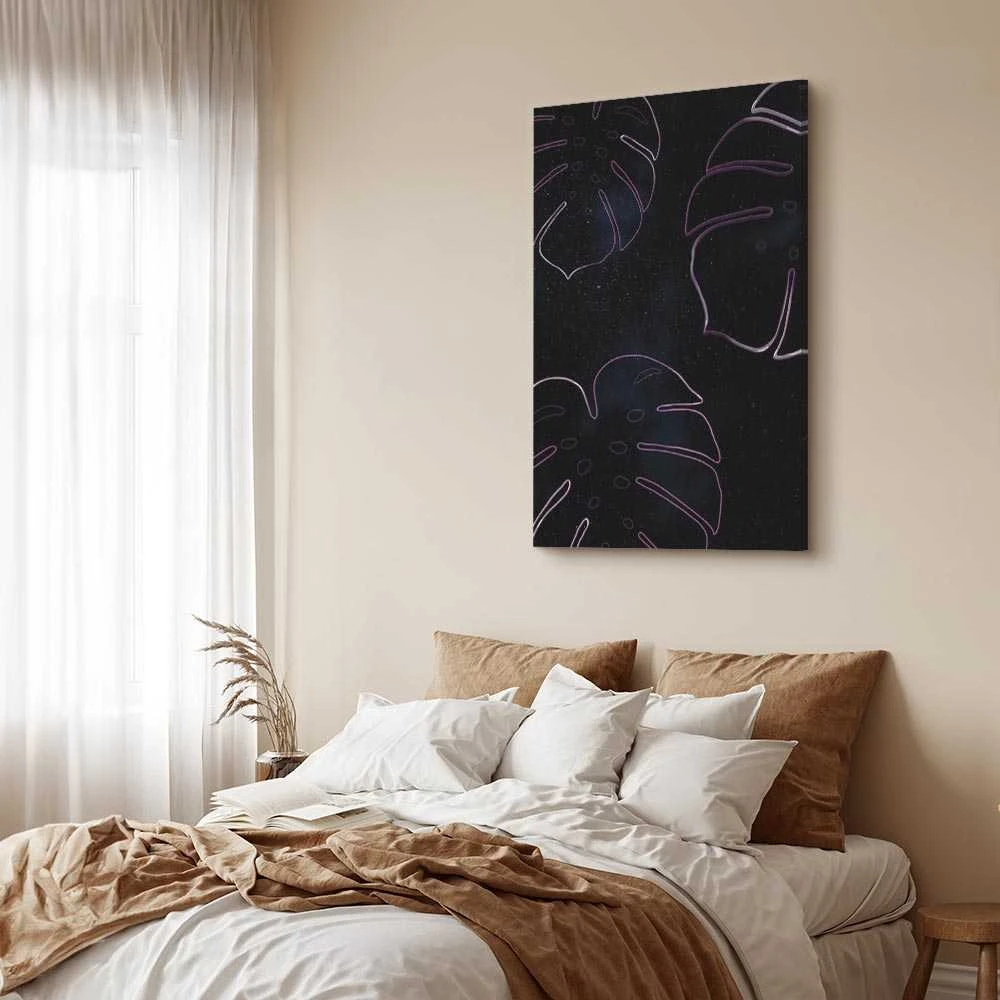 Artgeist Paveikslas - Galactic Monstera (1 Part) Vertical