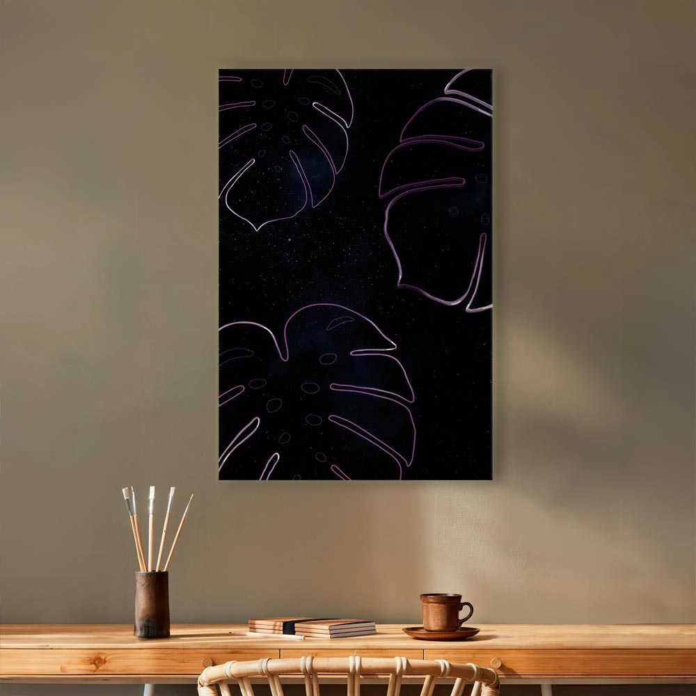 Artgeist Paveikslas - Galactic Monstera (1 Part) Vertical