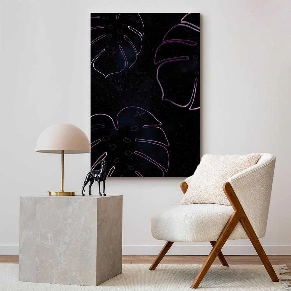 Artgeist Paveikslas - Galactic Monstera (1 Part) Vertical