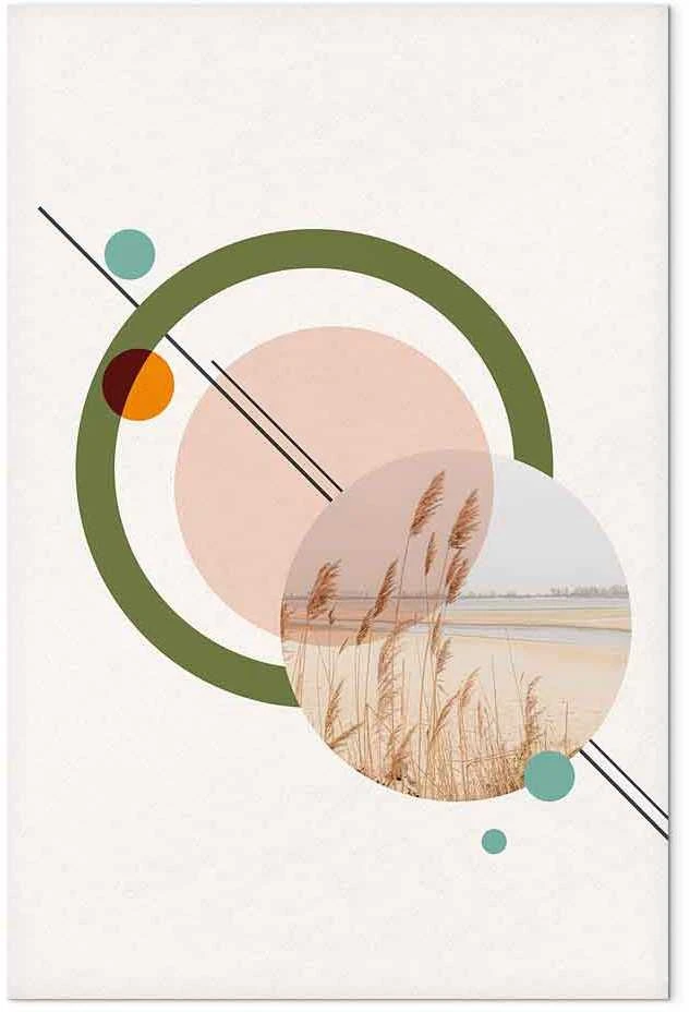 Artgeist Paveikslas - Geometric Landscape (1 Part) Vertical