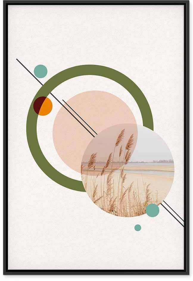 Artgeist Paveikslas - Geometric Landscape (1 Part) Vertical