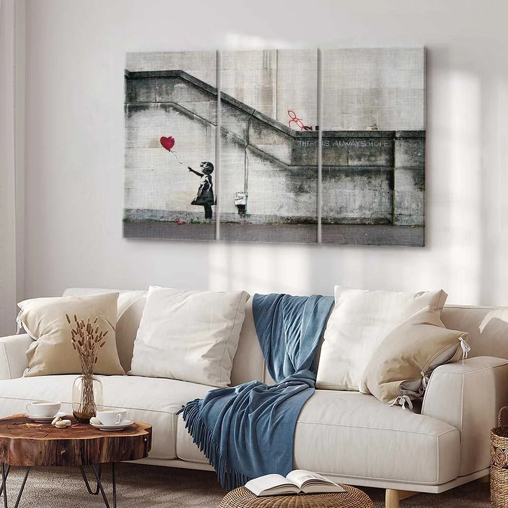 Artgeist Paveikslas - Girl With a Balloon by Banksy