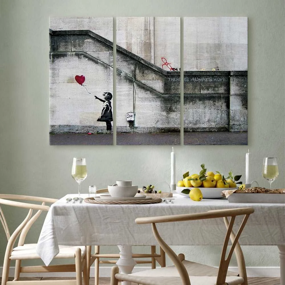 Artgeist Paveikslas - Girl With a Balloon by Banksy