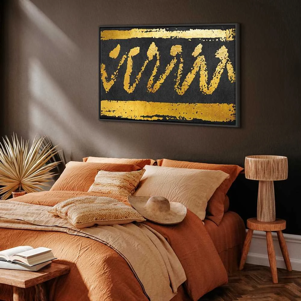 Artgeist Paveikslas - Gold Seal (1 Part) Wide