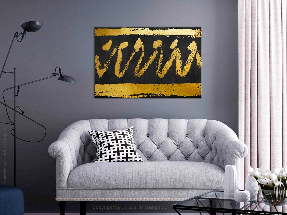Artgeist Paveikslas - Gold Seal (1 Part) Wide